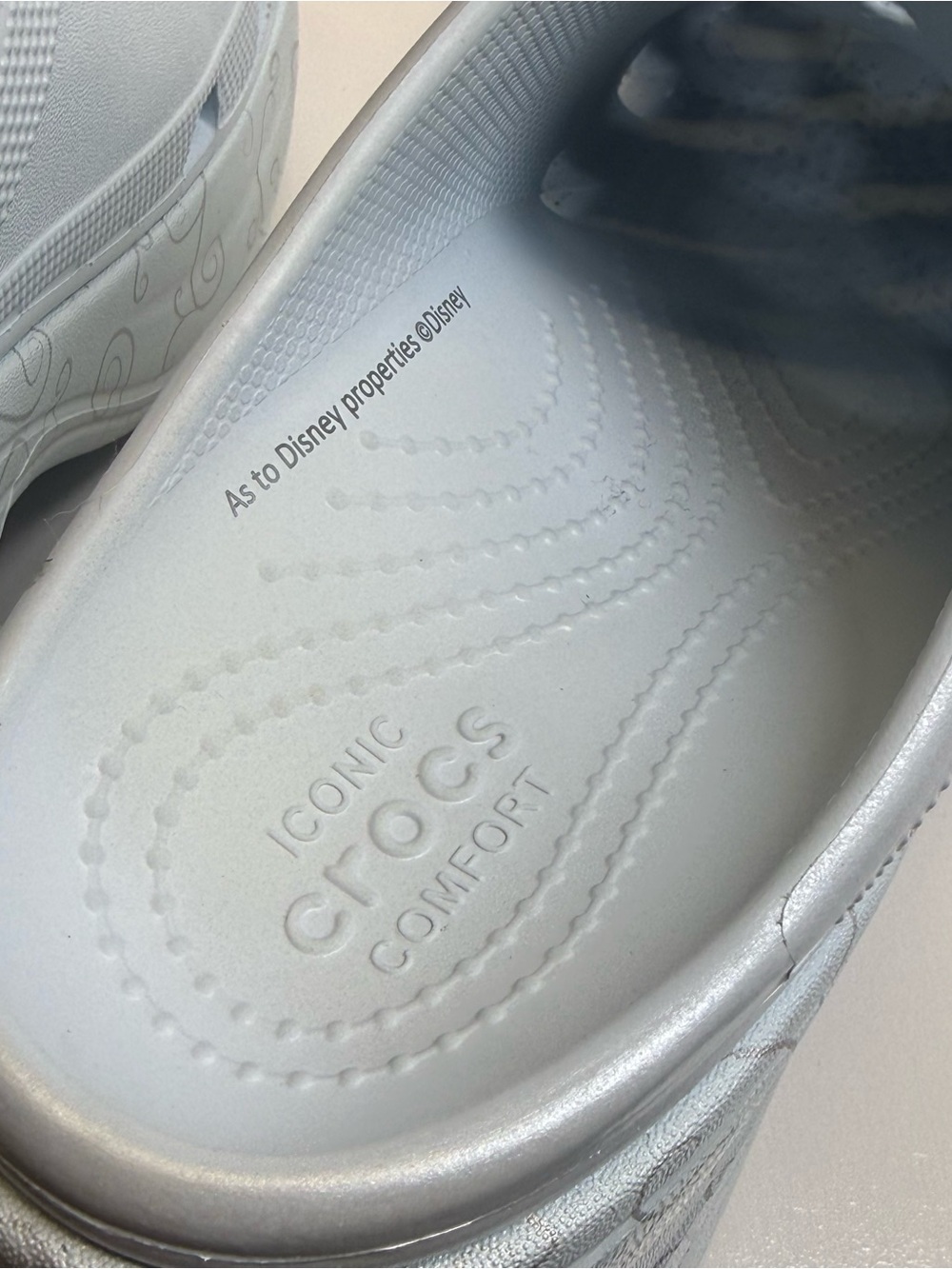 Disney Parks 2025 Cinderella 75th Anniversary Heels Crocs | Adult Size W8/M6 - Picture 9 of 9